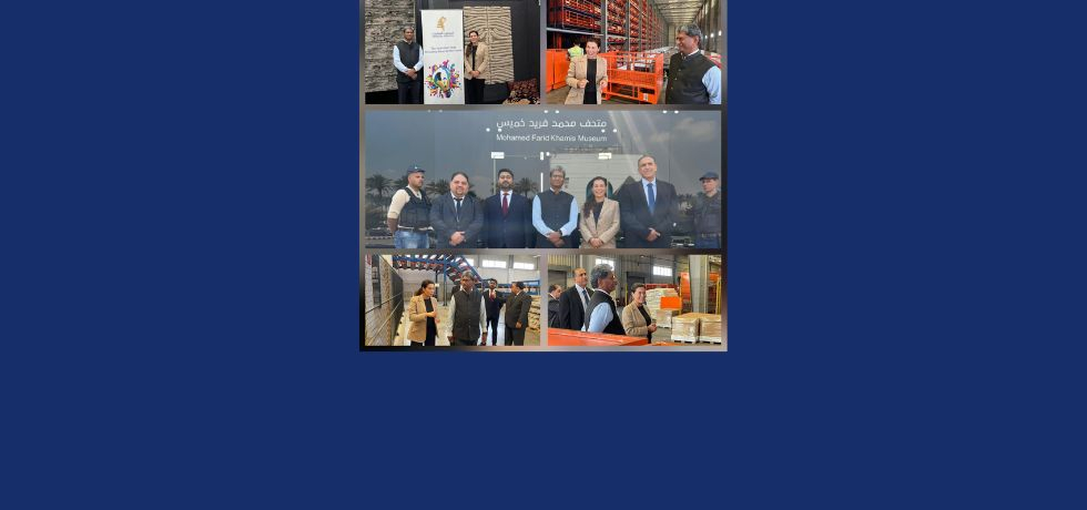  Ambassador visited the Oriental Weavers EG, the world’s largest machine-made rugs manufacturing company. Led by the Chaiperson Ms. Yasmine Khamis